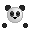 Panda coeur
